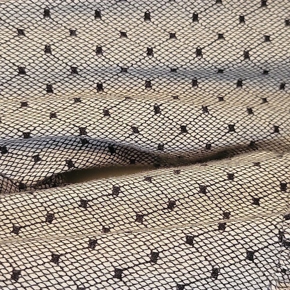 Michael Kors Cotton Modal Blend black & grey Diamond pattern blouse Size S - Picture 4 of 6